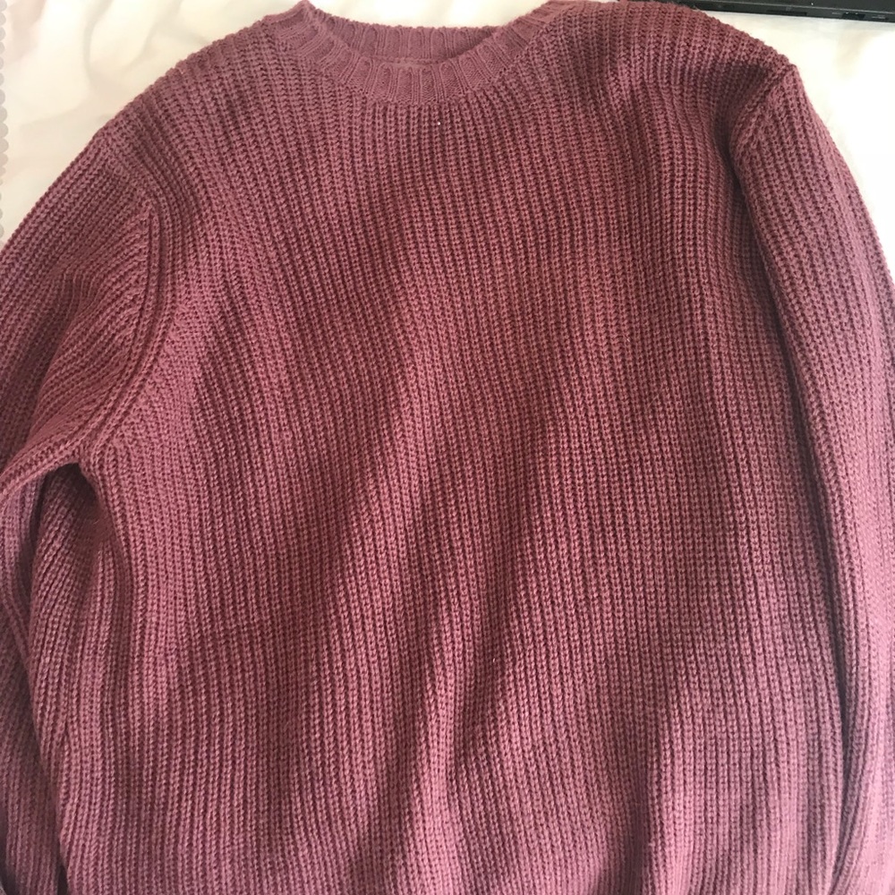 Backless sweater